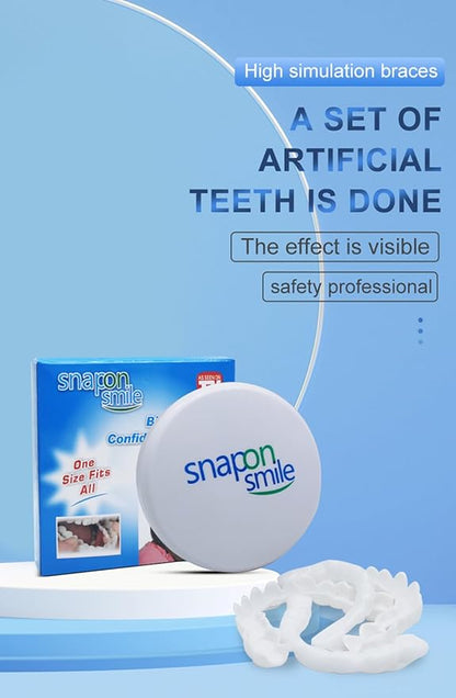 Snap On Smile Braces Teeth Kit For Men & Women