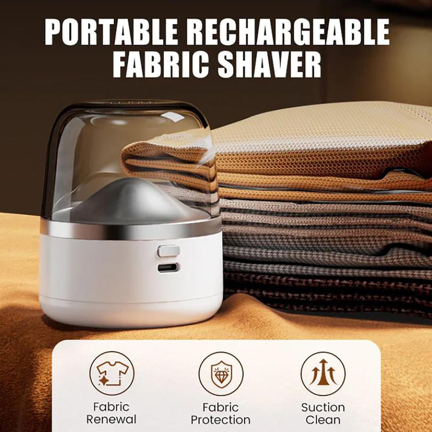 Portable Fabric Lint Remover