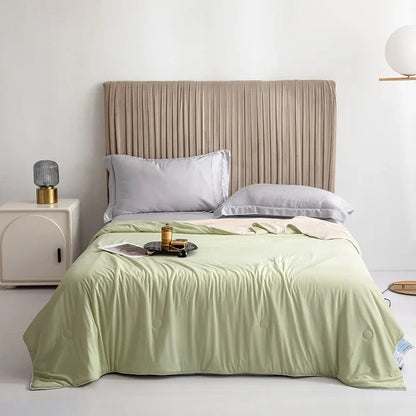Ultra Soft Summer Cooling Blanket Smooth Breathable Air Conditioning Comforter